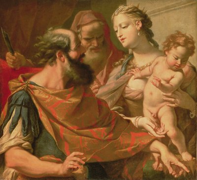 Moses Stepping on the Crown of Pharaoh by Sebastiano Ricci